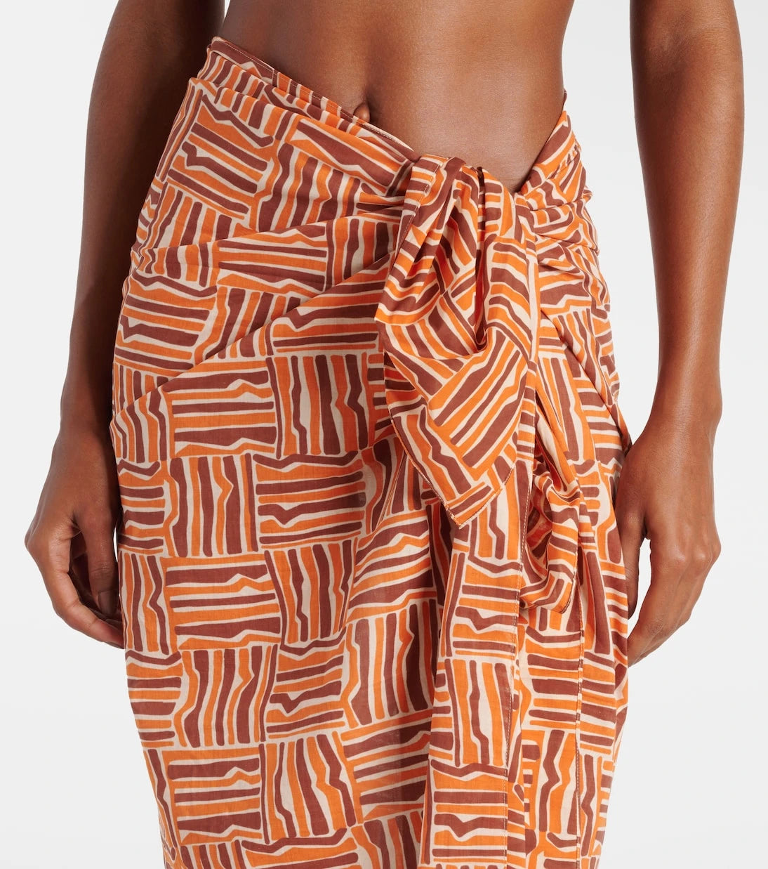 Faithfull - Zinnia printed cotton beach cover-up