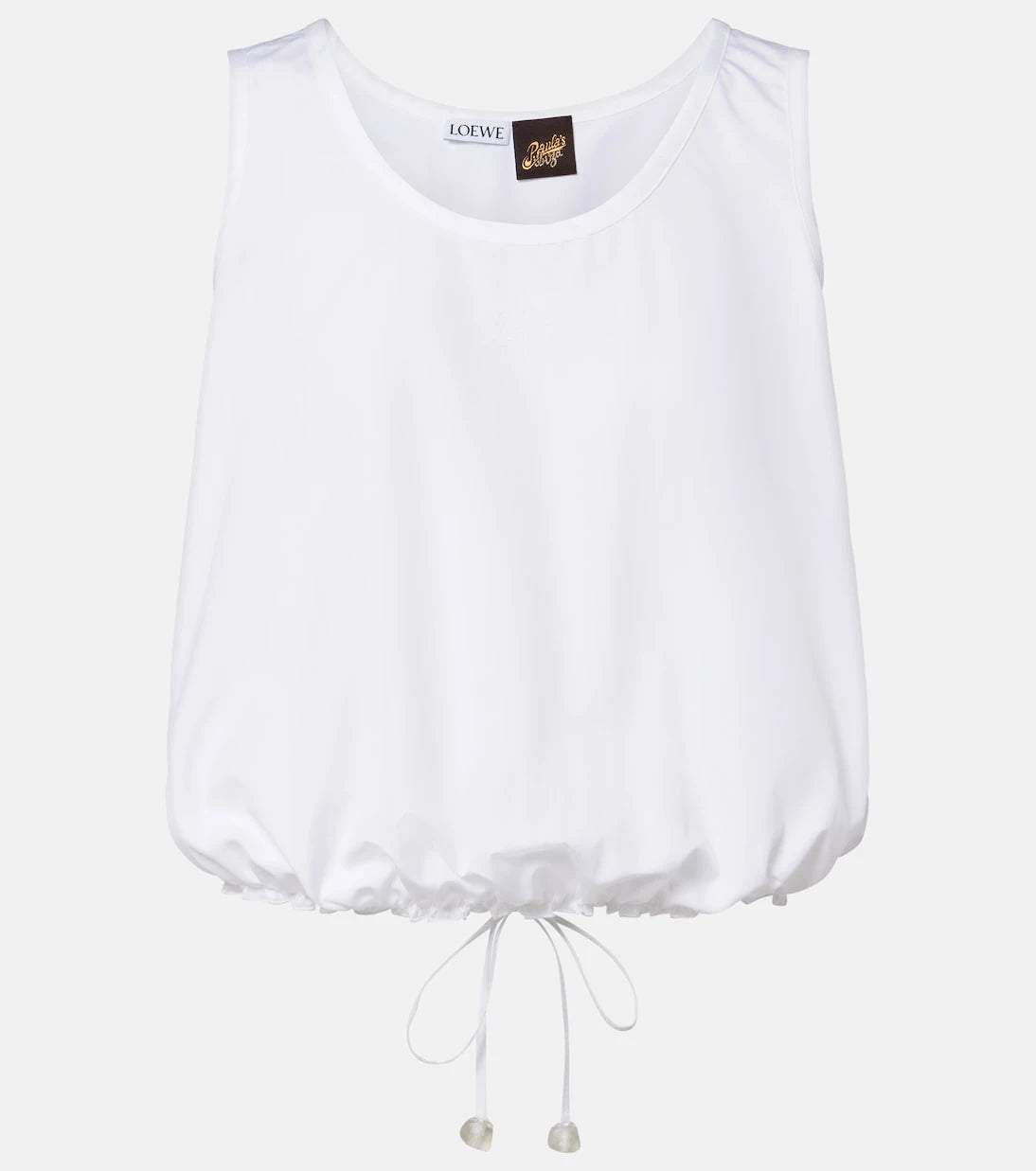 Loewe - Paula's Ibiza cotton poplin crop top