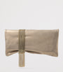 Jimmy Choo Gold Zandra Leather-Brass Clutch Bag