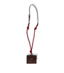 Brown Leather-Cord Bag Charm