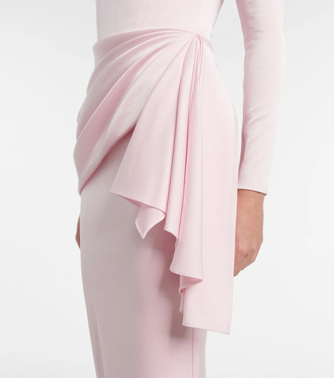 Alex Perry - Draped crêpe satin cocktail dress