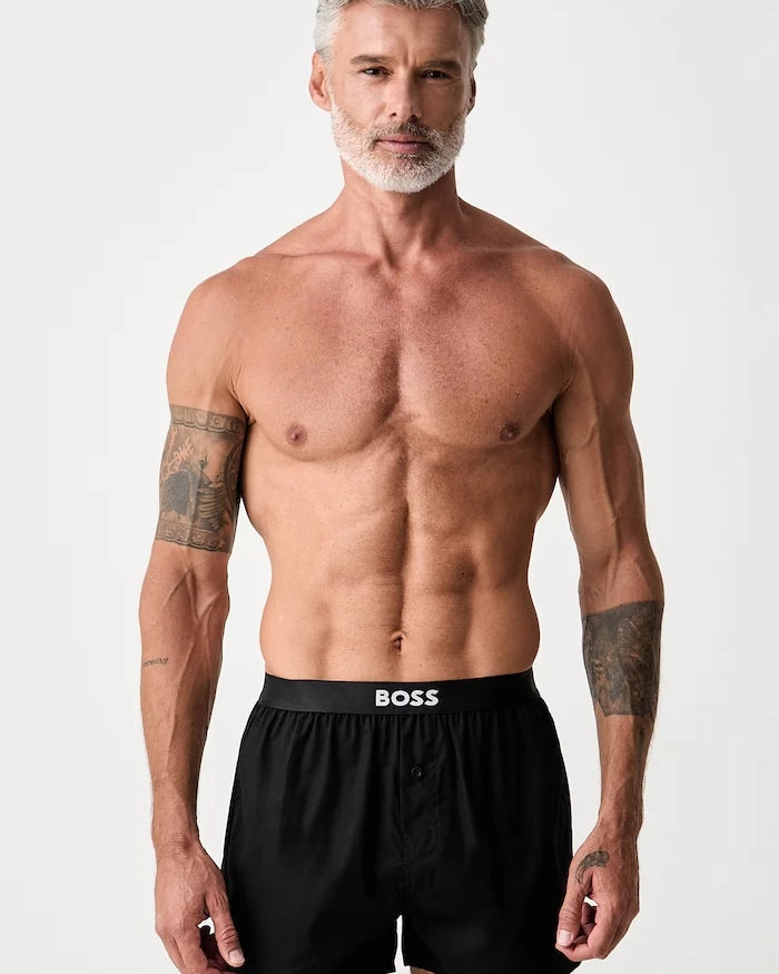 BOSS Erkek Pamuk Boxer Shorts EW 2'li