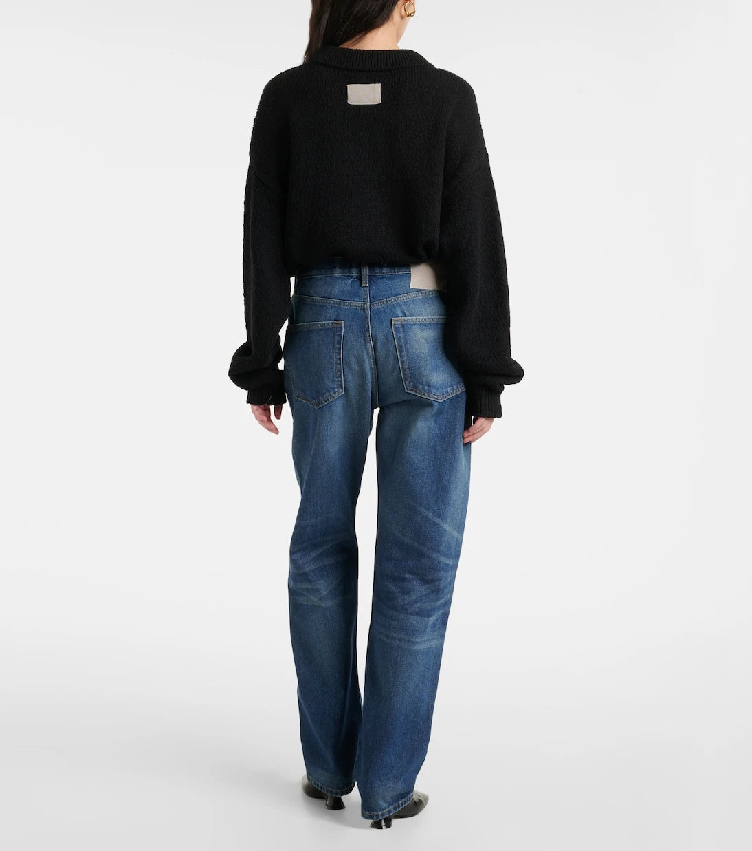 Aya Muse - Faded straight jeans