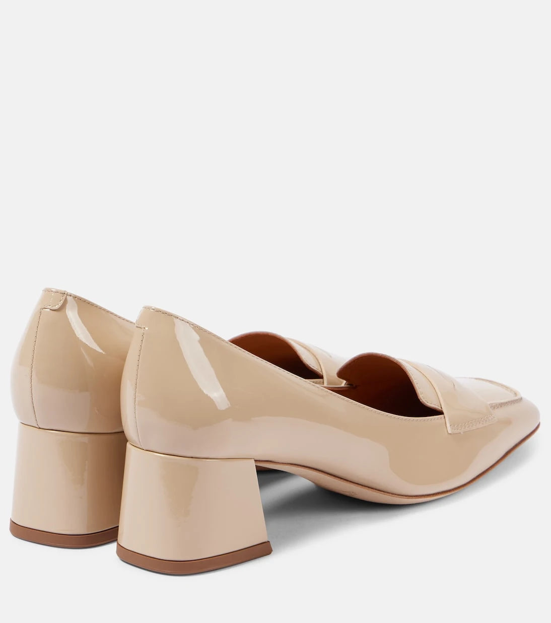 Tod's - 50 patent leather loafer pumps