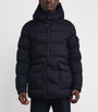 Moncler Blue Down Bretagne Puffer Jacket