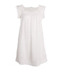 DÔEN White Organic Cotton Almadia Mini Dress