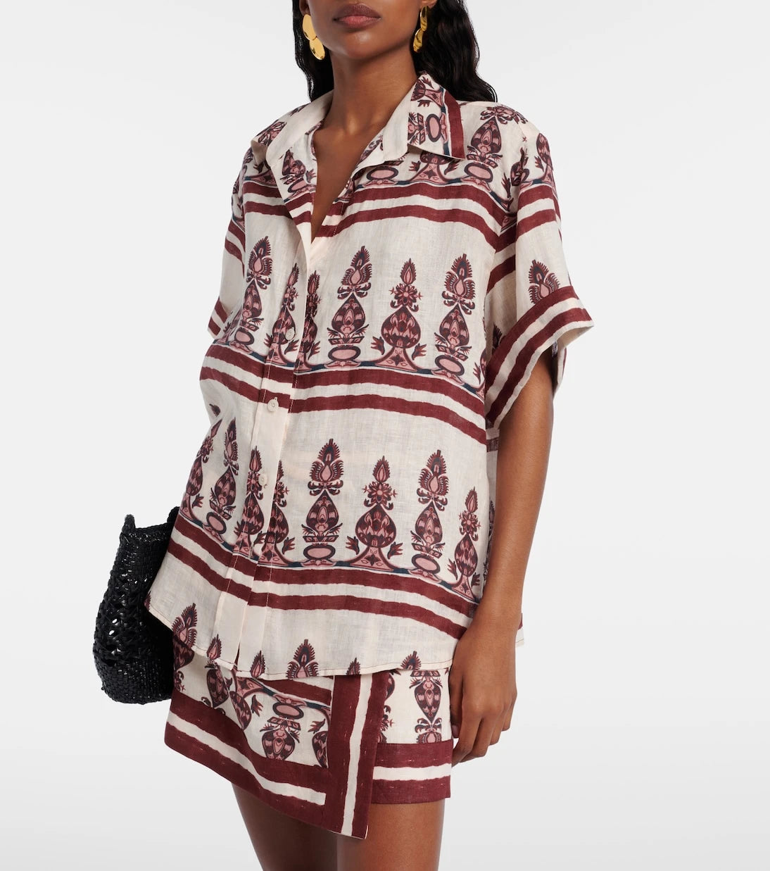 Johanna Ortiz - Printed linen shirt