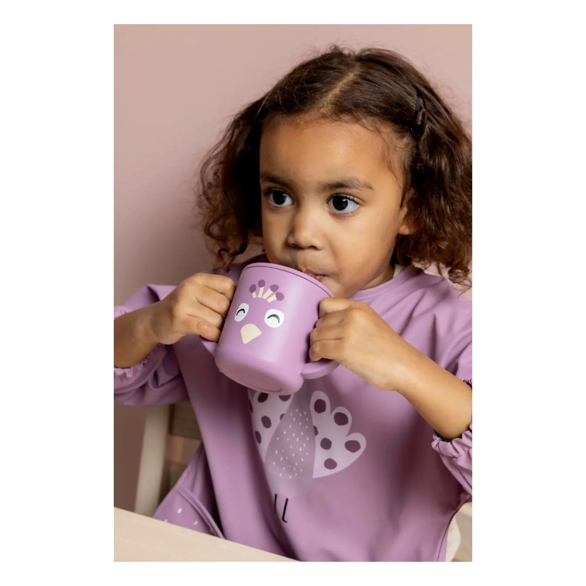 Trixie - Mrs. Peacock Silicone Training Cup | Purple