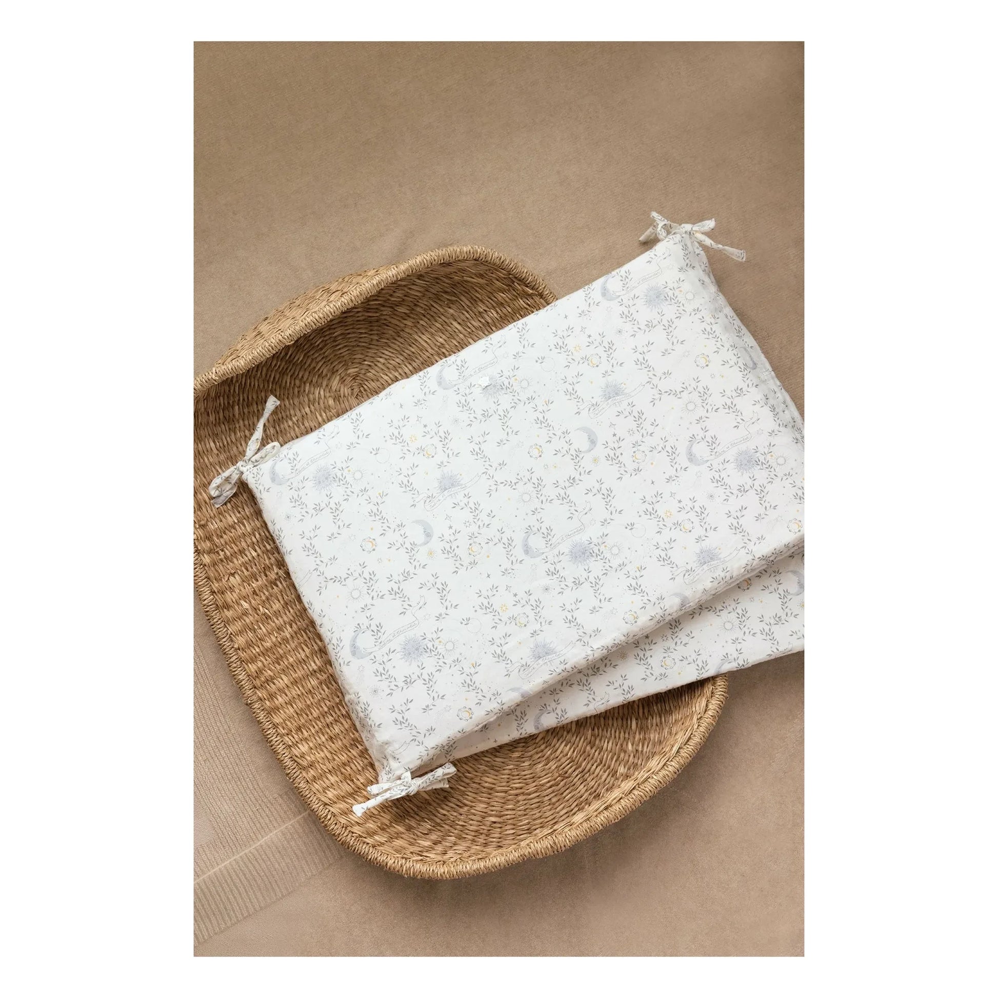 Tartine et Chocolat - Rêve étoilé bumper pad | Ecru