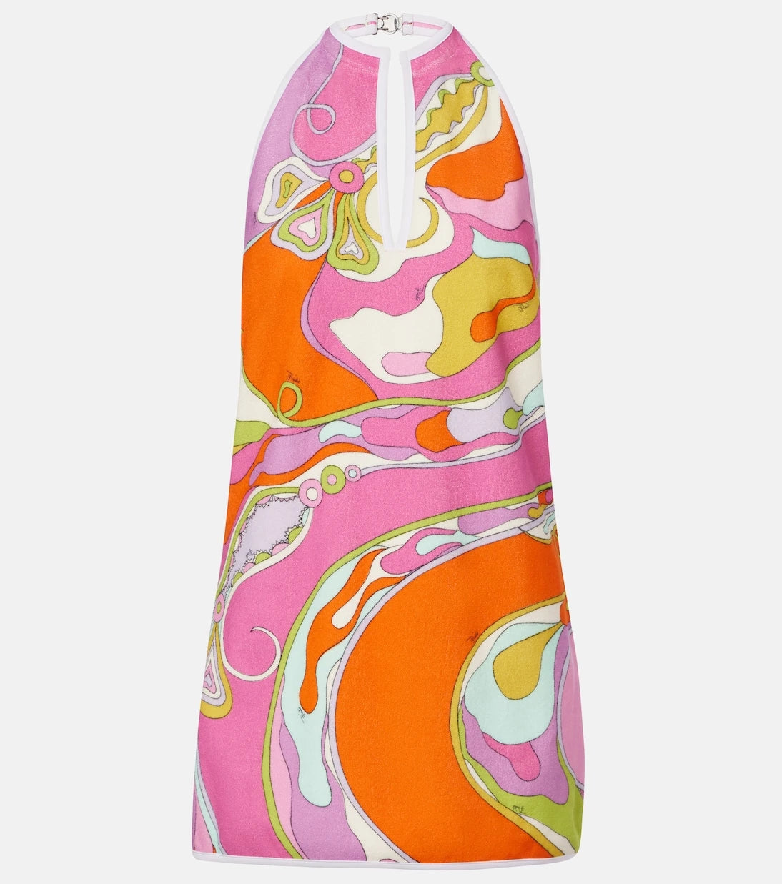 Pucci - Orchidee cotton-blend terry minidress