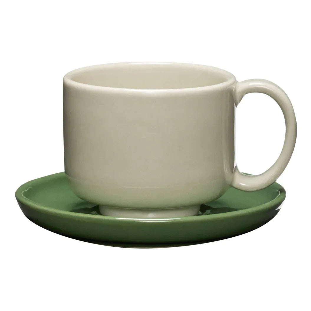Hübsch - Amare cup and saucer | Sand