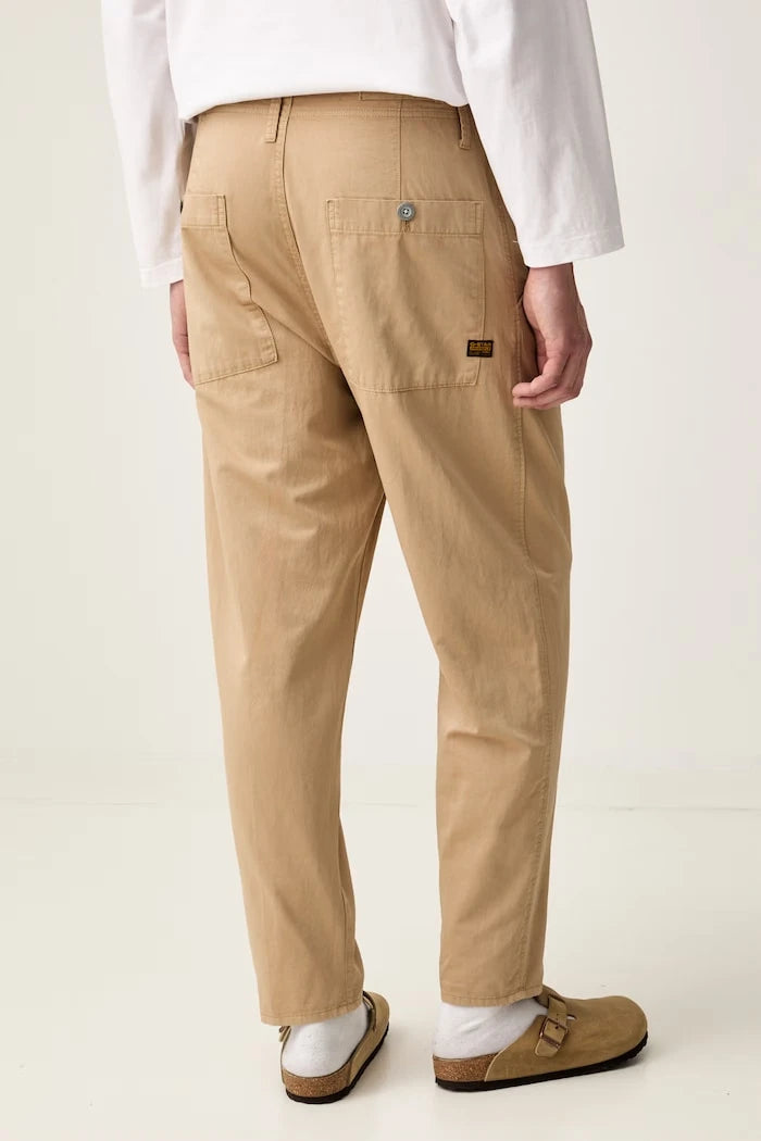 G-Star pamuklu erkek chino pantolon Pleated Chino Relaxed Tapered