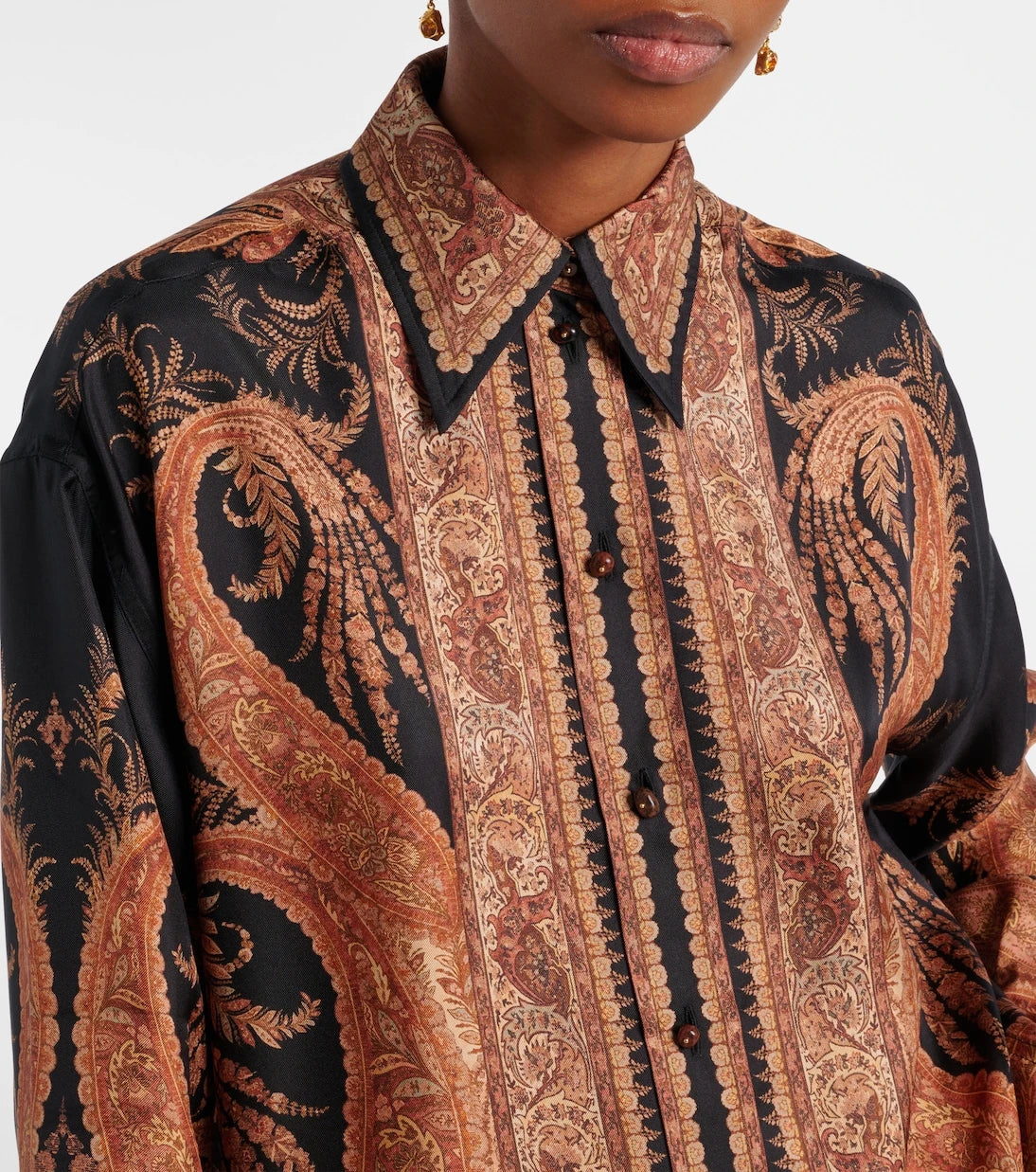 Zimmermann - Hypnotic silk shirt