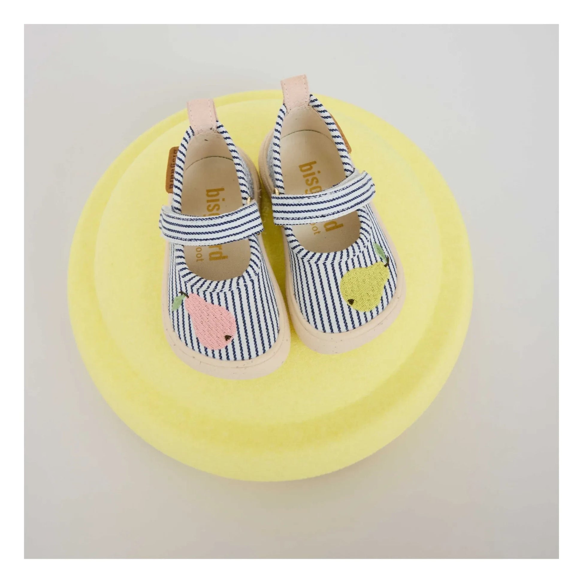bisgaard - Pear Striped Scratch Slippers | Navy blue