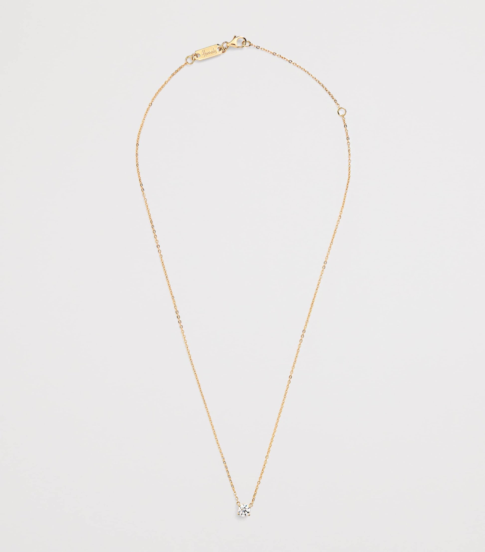 Yellow Gold and Diamond Pendant Necklace (0.50ct)