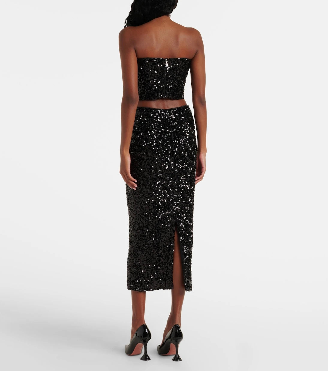 Rotate - Sequined midi skirt