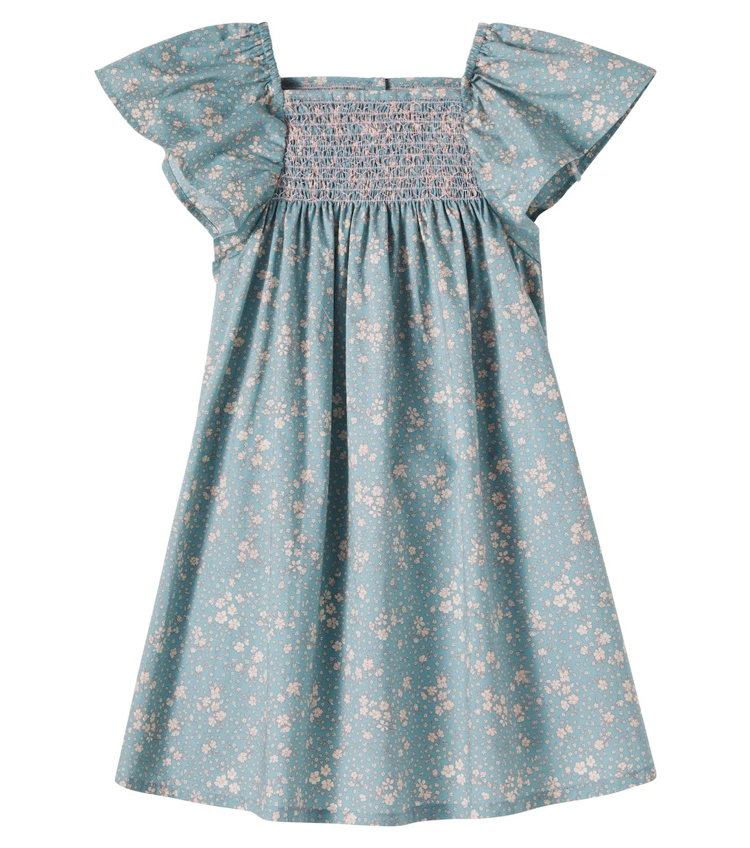Wheat - Elva floral smocked cotton dress