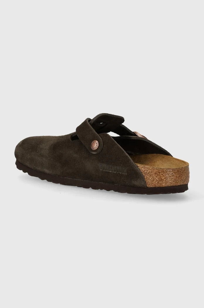 Велурени чехли Birkenstock Boston