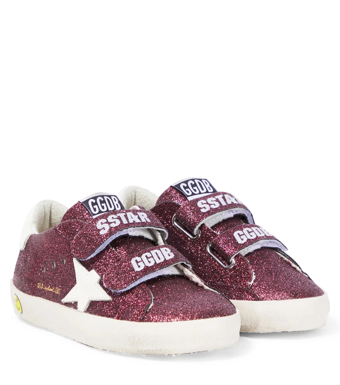 Golden Goose Kids - Old School glitter leather sneakers