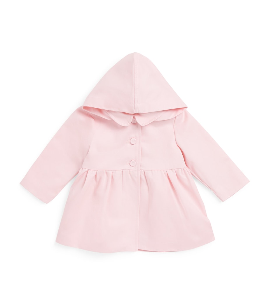 Twill Hooded Trench Coat (3 Months - 4 Years)