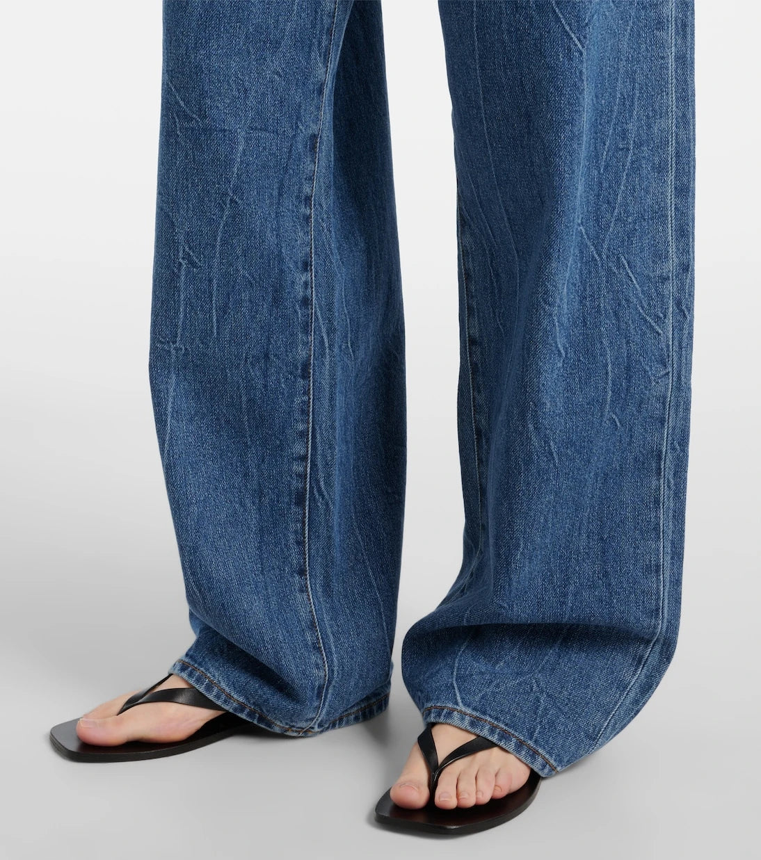 Róhe - High-rise wide-leg jeans