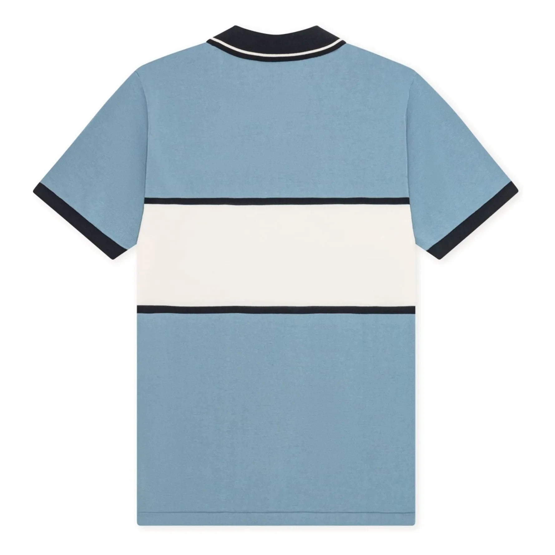 Les Deux - Zipped polo shirt | Light blue