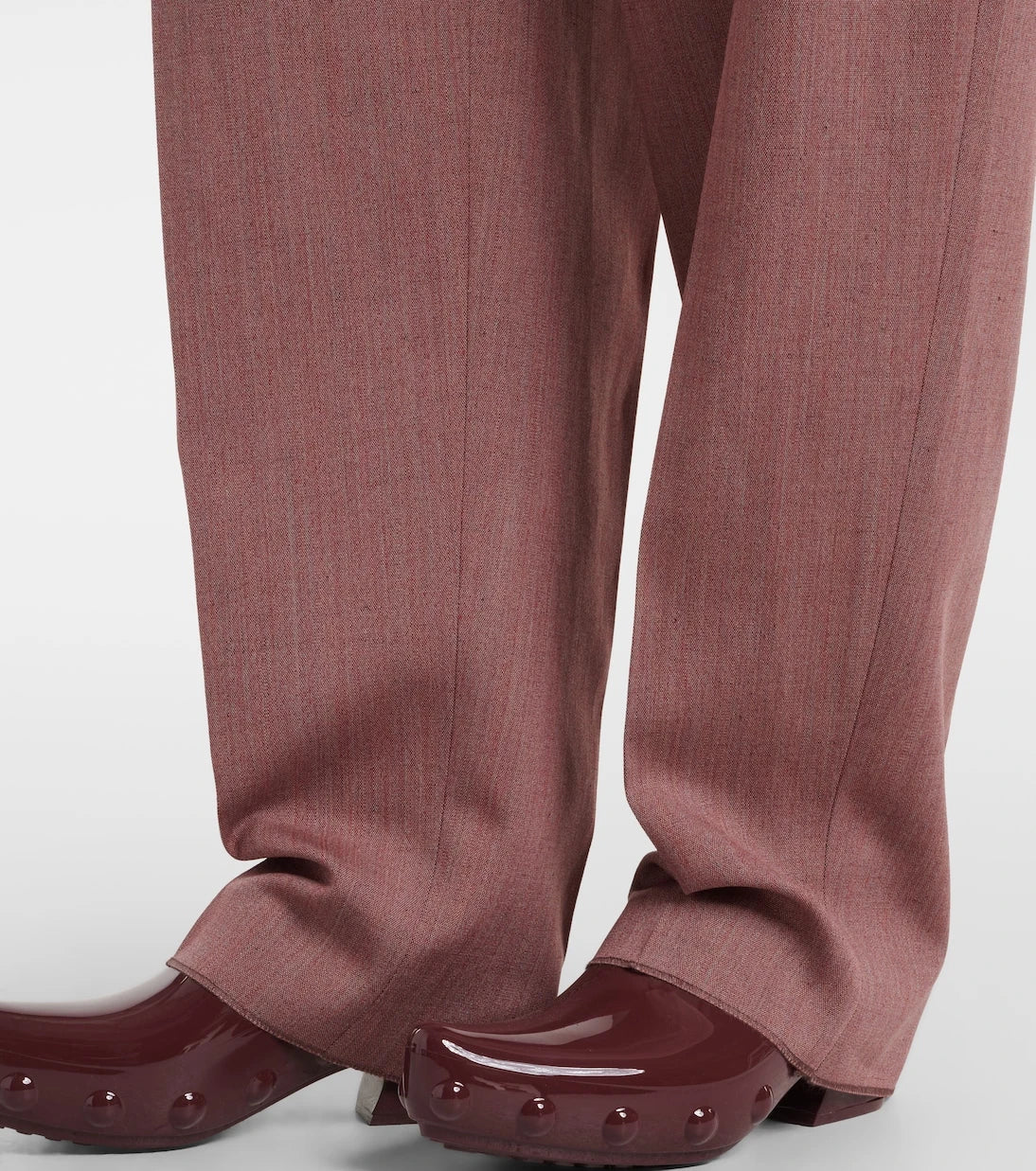 Bottega Veneta - Wool and linen-blend tapered pants