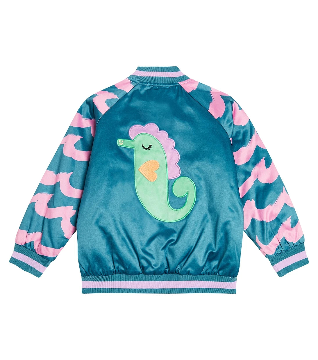 Stella McCartney Kids - Printed cotton-blend bomber jacket