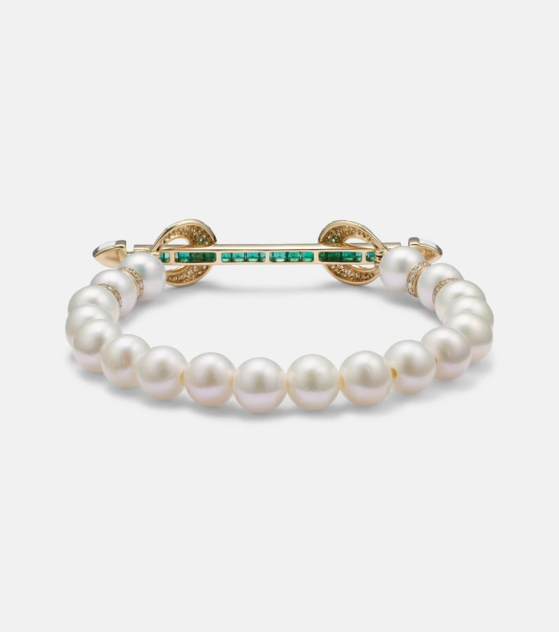 Ananya - Chakra 18kt gold bracelet with gemstones