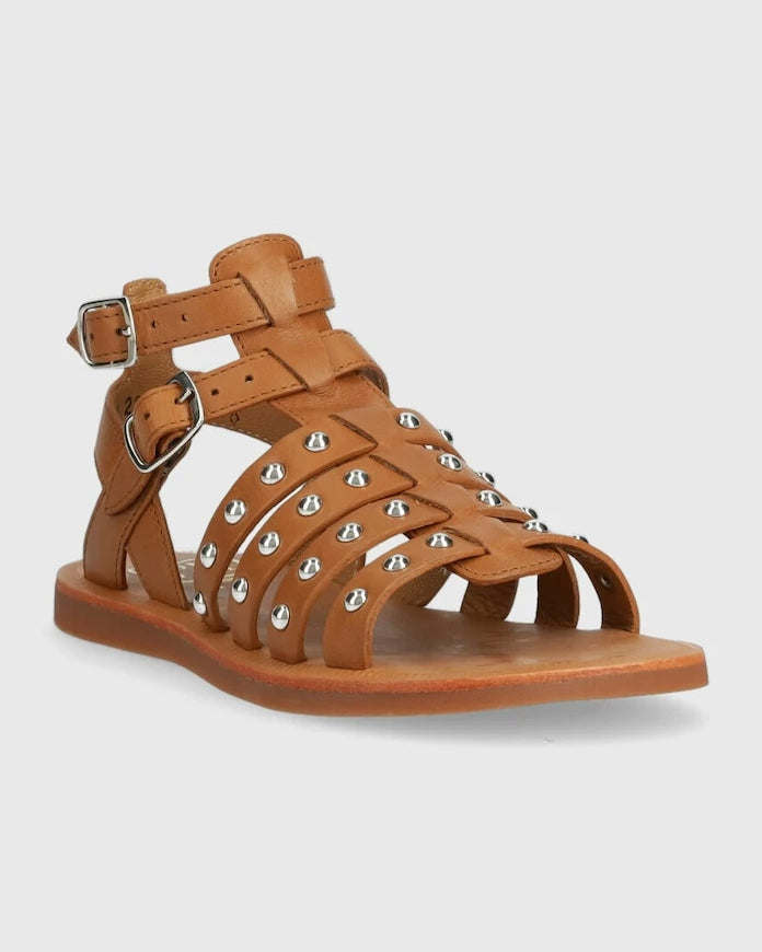 Pom D'api Deri Çocuk Sandaletleri