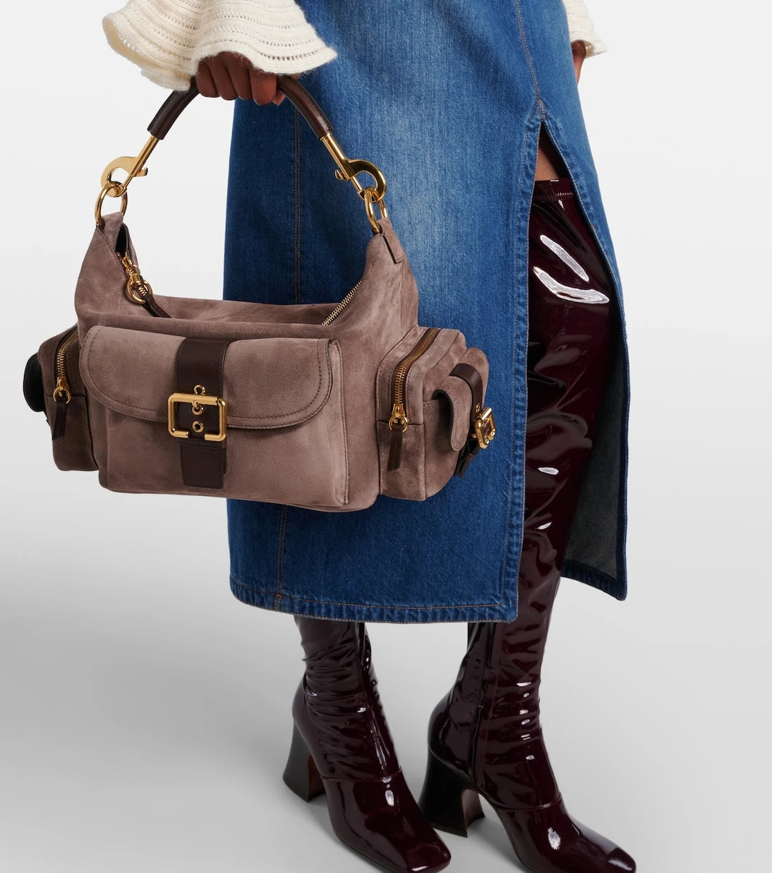 Chloé - Suede camera bag