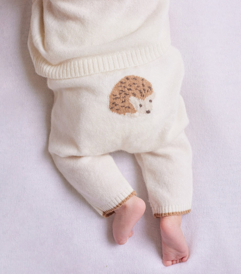 Trotters Wool-Cashmere-Blend Prickles Leggings (0-9 Months)
