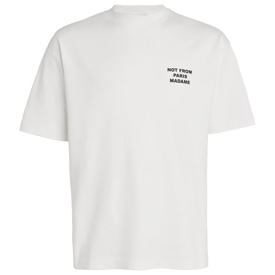Drôle De Monsieur Cotton Slogan T-Shirt