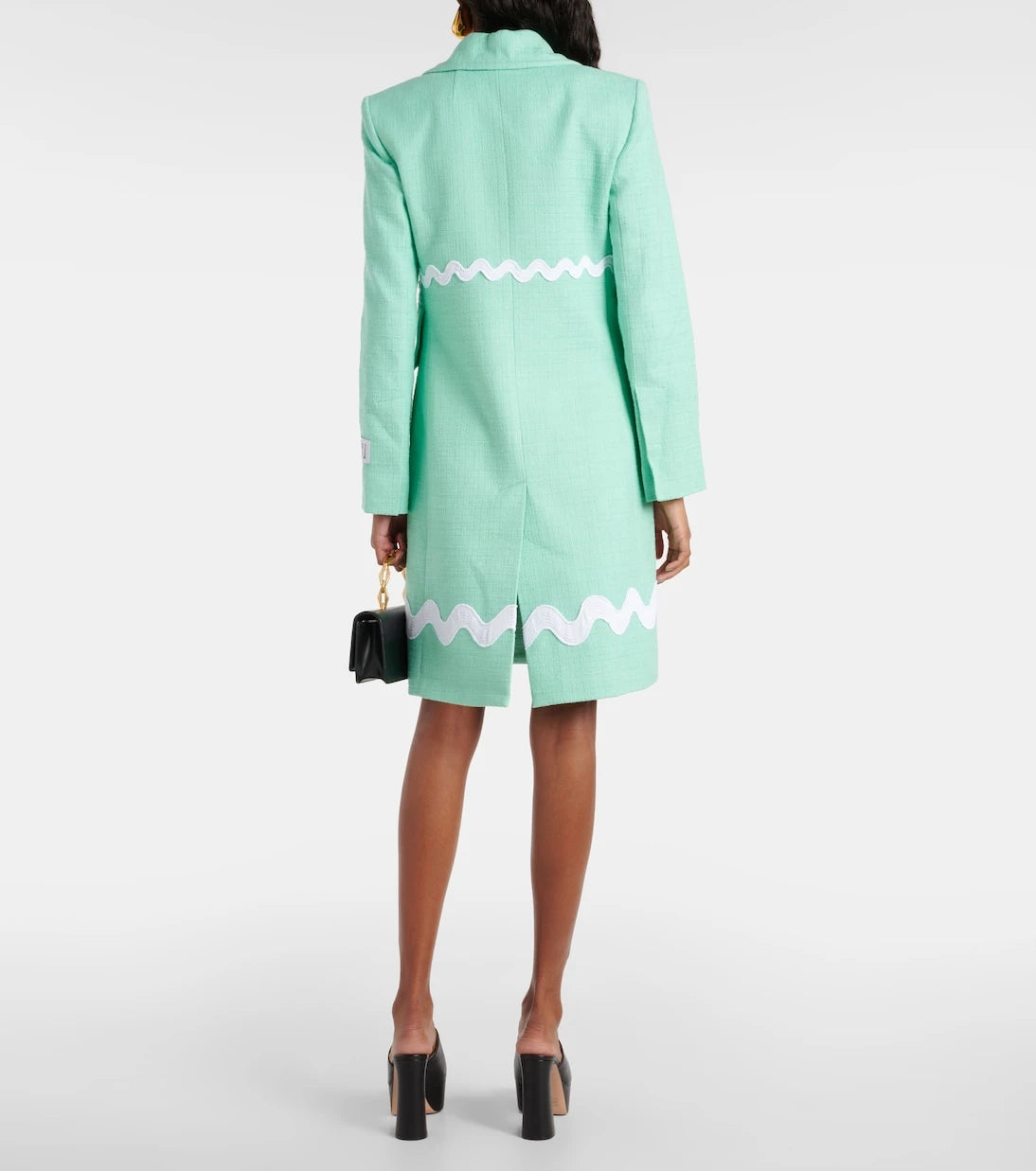 Patou - Single-breasted cotton-blend tweed coat