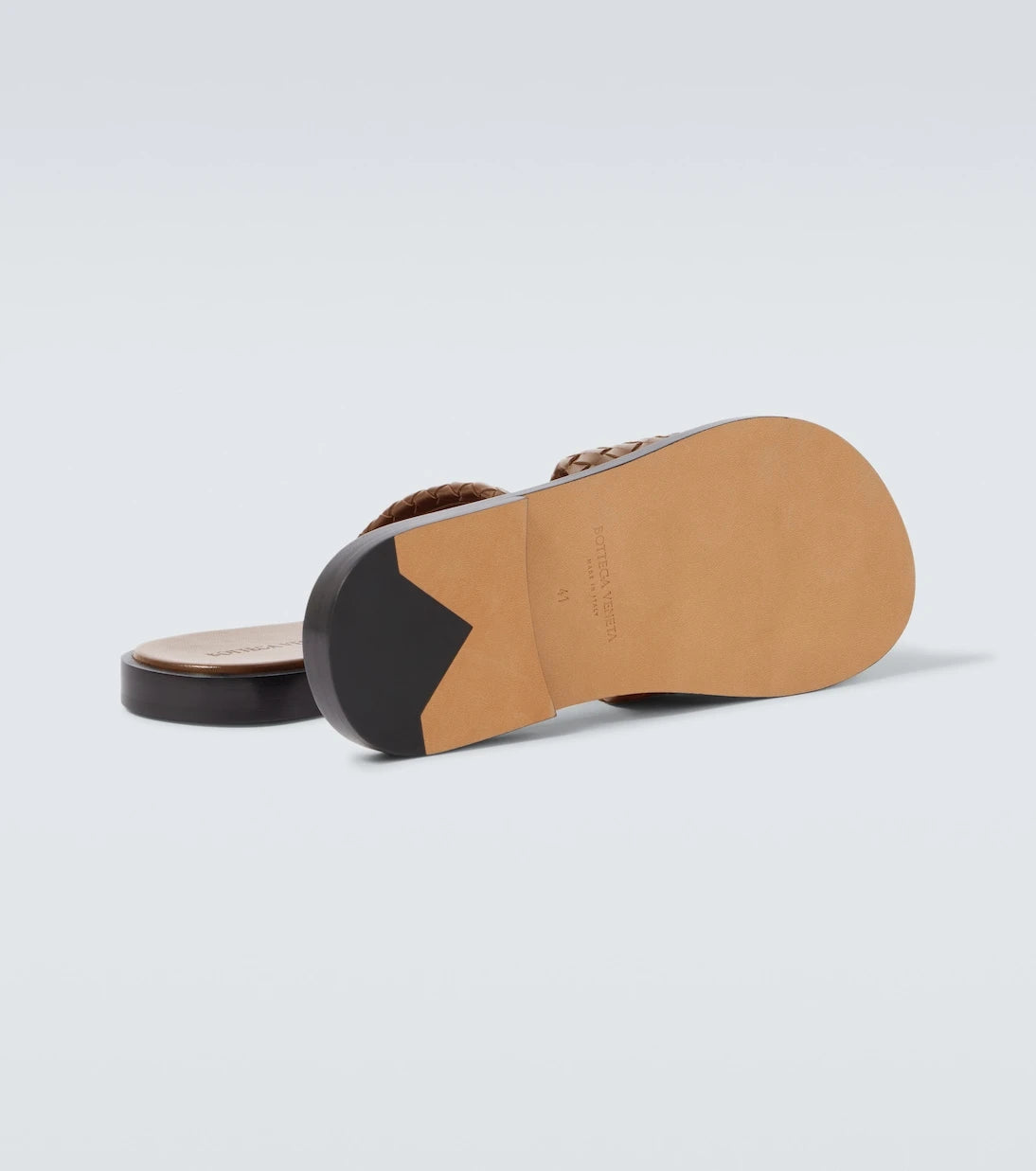 Bottega Veneta - Elio Intrecciato leather slides