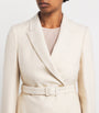 Cashmere Belted Double-Breasted Blazer