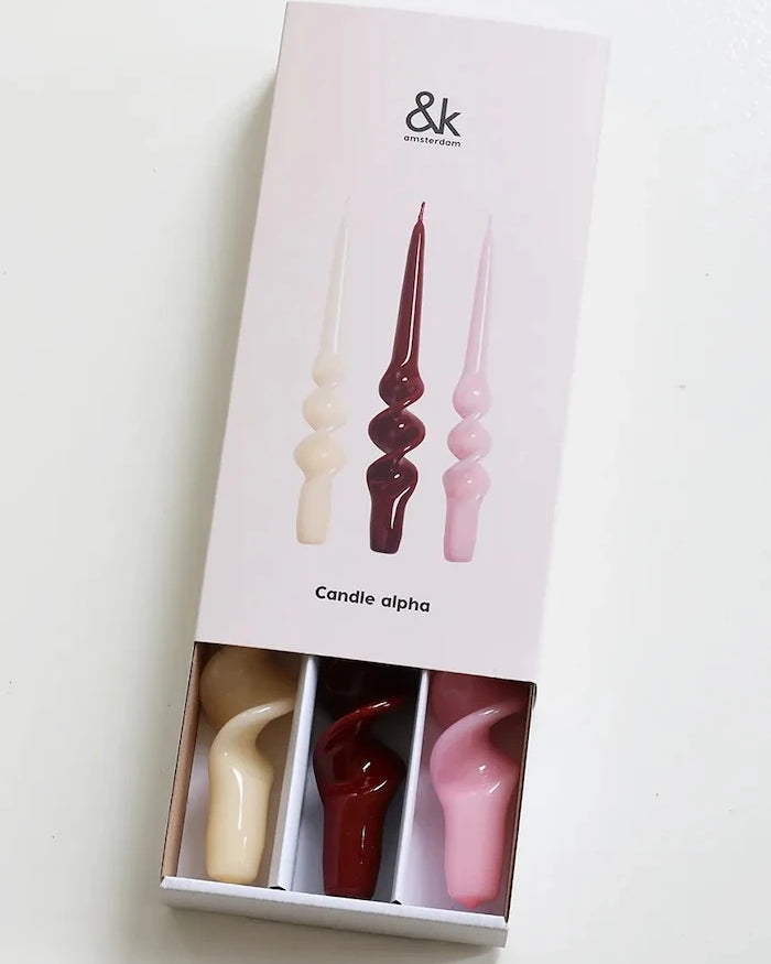 &k amsterdam alpha reds set mum seti (3 adet)
