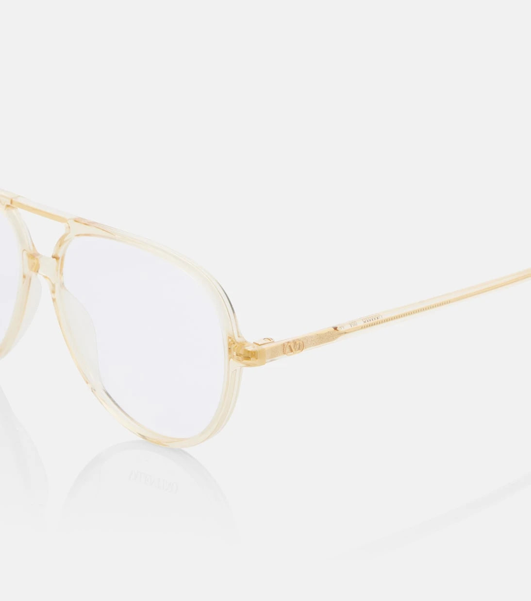 Valentino - نظارات أفياتور ألترا لايت V بشعار VLogo