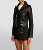 Black Leather Biker Jacket