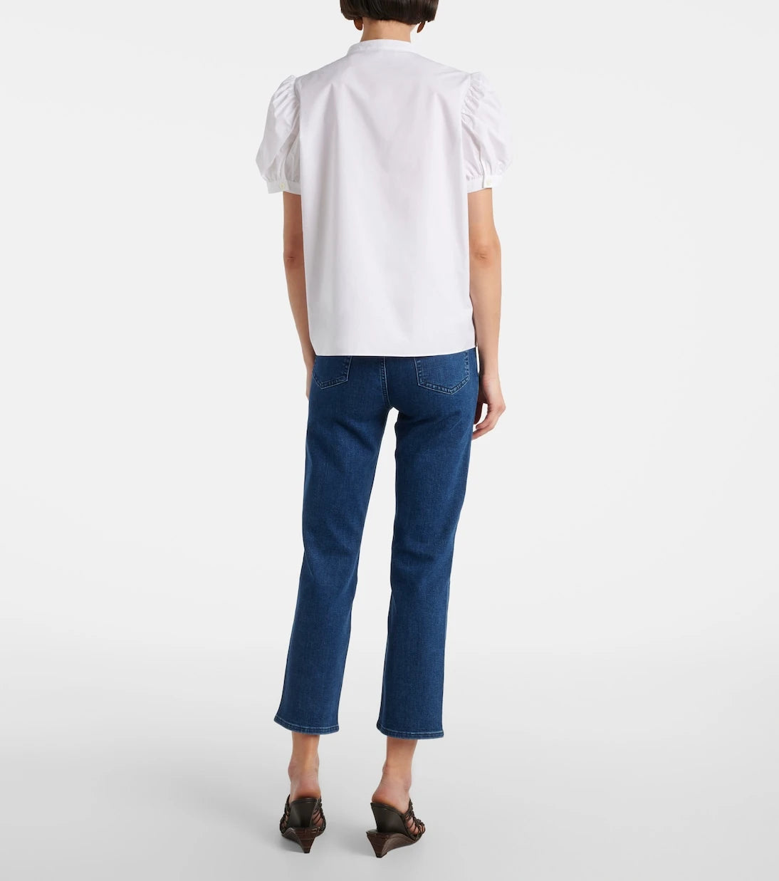 Frame - Gathered cotton top