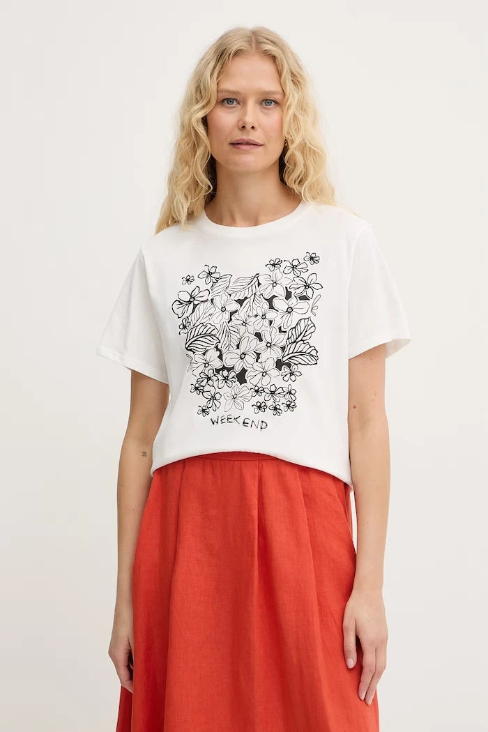 Памучна тениска Weekend Max Mara BORA