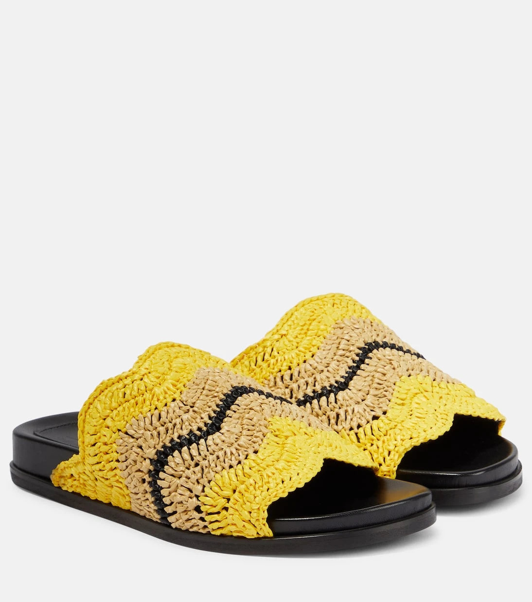Marni - x No Vacancy Inn Fussbett raffia-effect slides