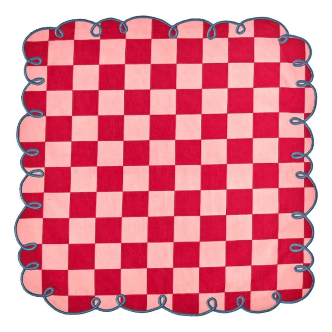 Bitossi - Dama Rosa gingham napkins - Set of 2 | Red