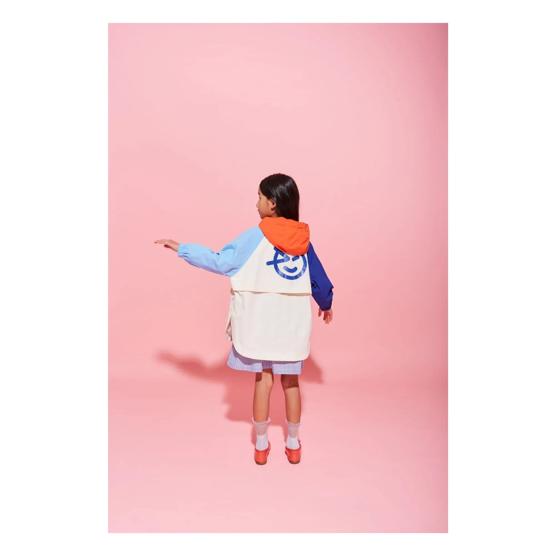 Wynken - Colorblock windbreaker | Ecru
