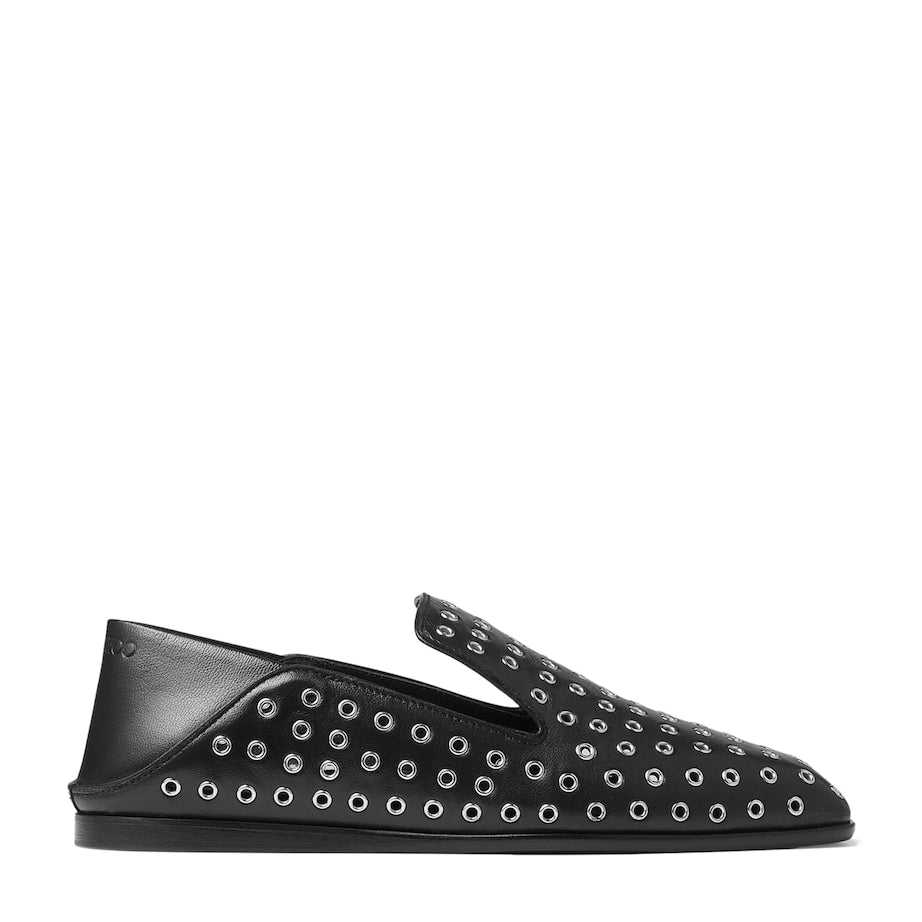 Jimmy Choo Multi Eliot Nappa Eyelet Slippers