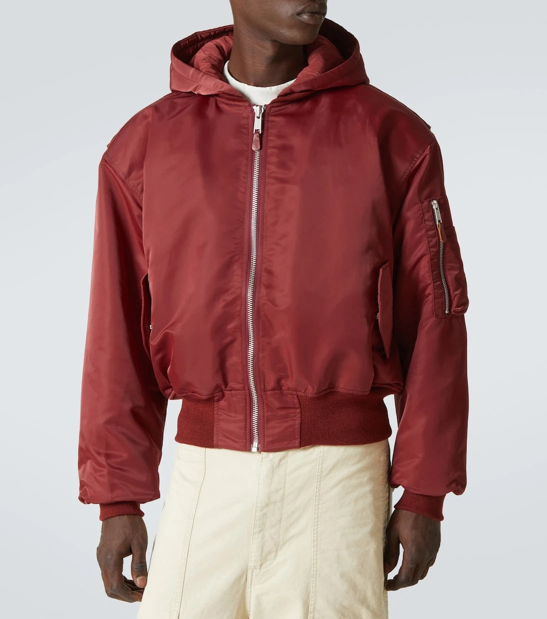 Entire Studios - Technical satin bomber jacket