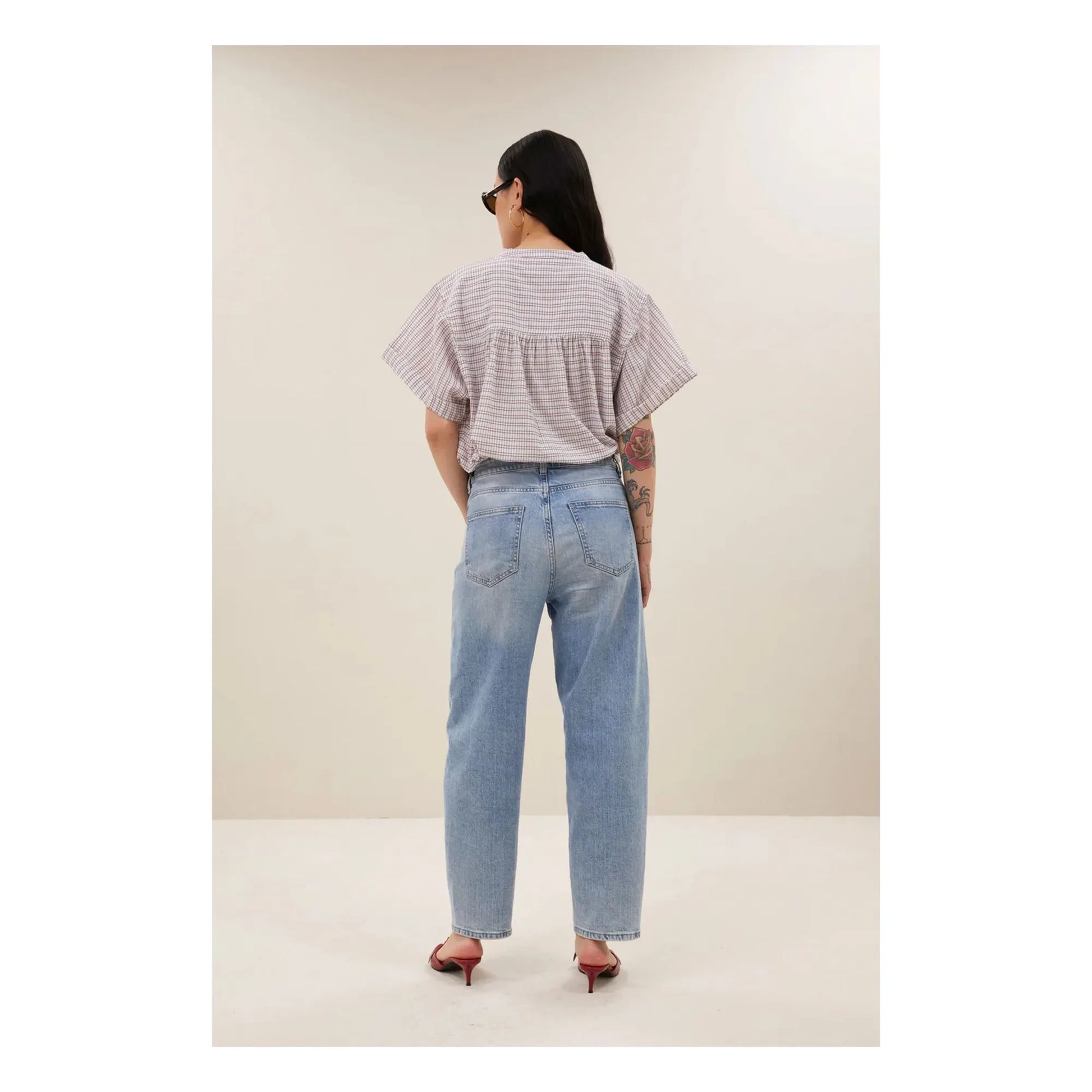 By Bar - Alex organic cotton blouse | Cream
