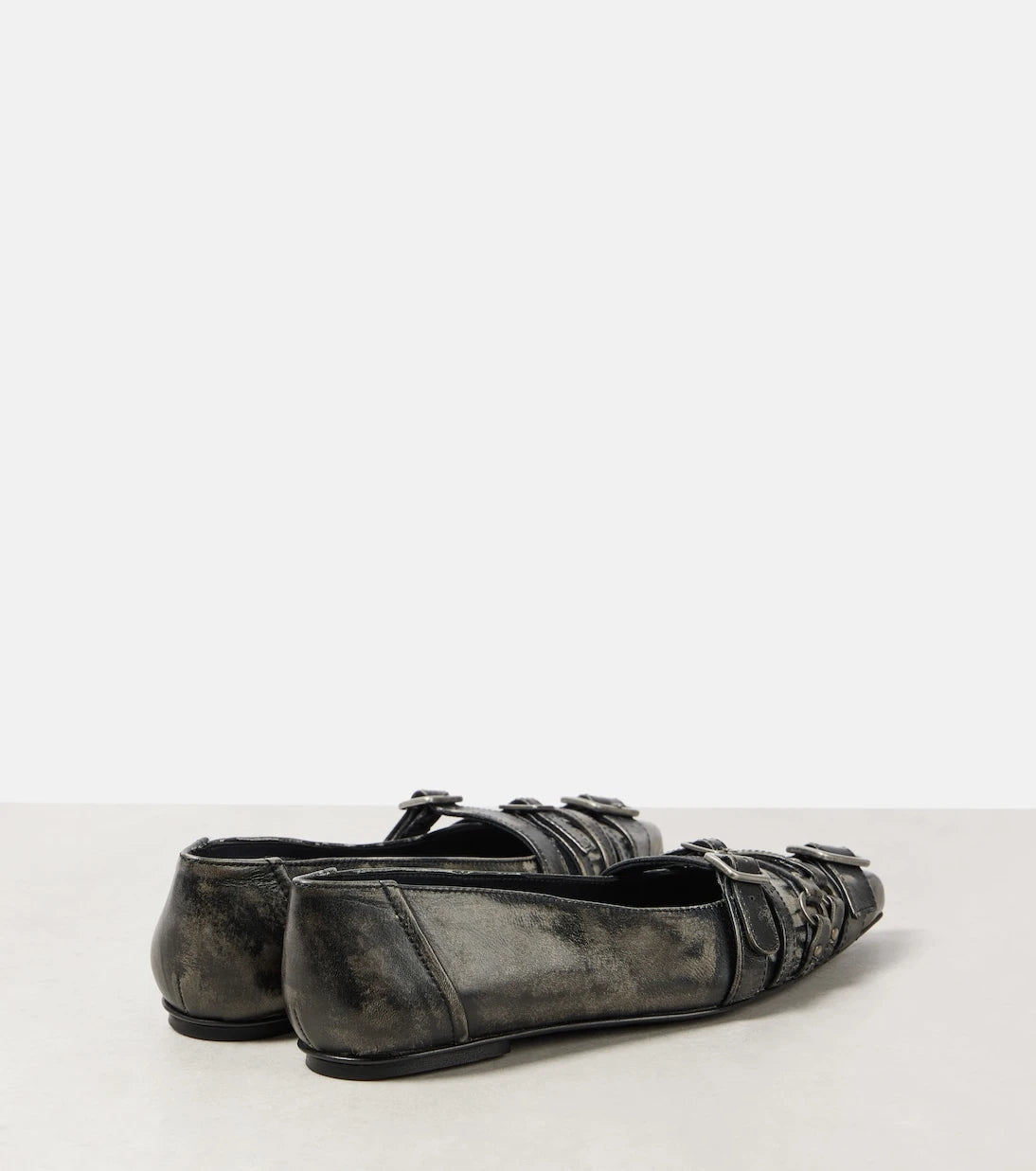 Acne Studios - Buckle-detail leather ballet flats