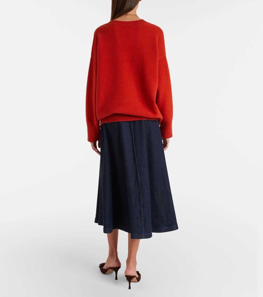 Altuzarra - Varda denim midi skirt
