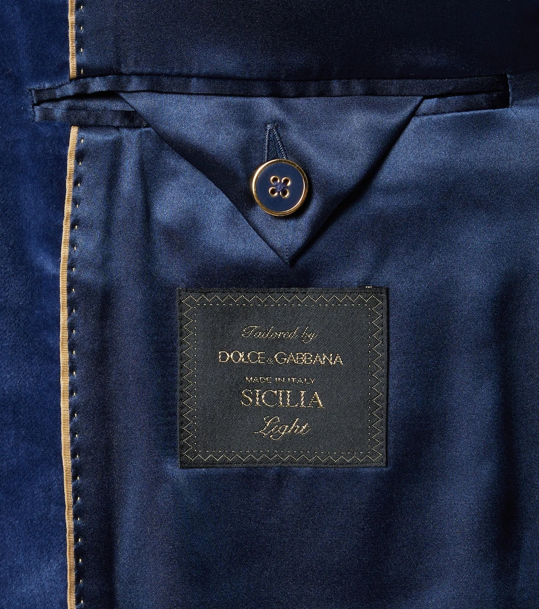 Dolce&Gabbana - بليزر من القطن المخملي